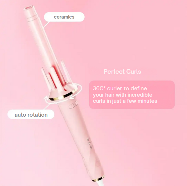 Babyliss 360º MAGIC Curler Cachos definidos em até 5 minutos
