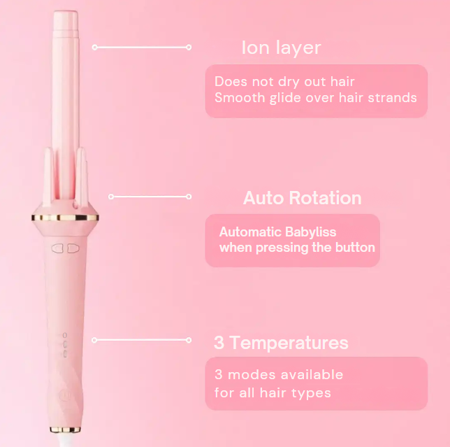 Babyliss 360º MAGIC Curler Cachos definidos em até 5 minutos